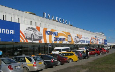 Аэропорт Пулково - баннерная фасадная конструкция_03